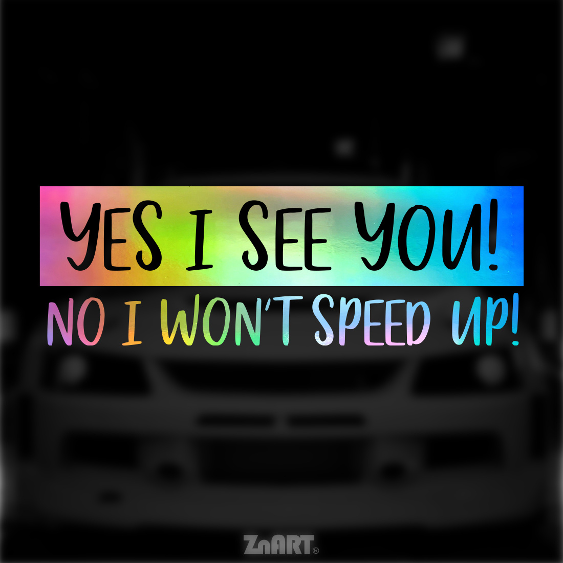 2/3/5/10pcs Funny "yes You No 't " Vinyl Sticker - Glittering Reflective Decal With Sparkling Letters For, Trucks, Motorcycles, Laptops, - Scratch-covering, & Stick (irregular Cutouts