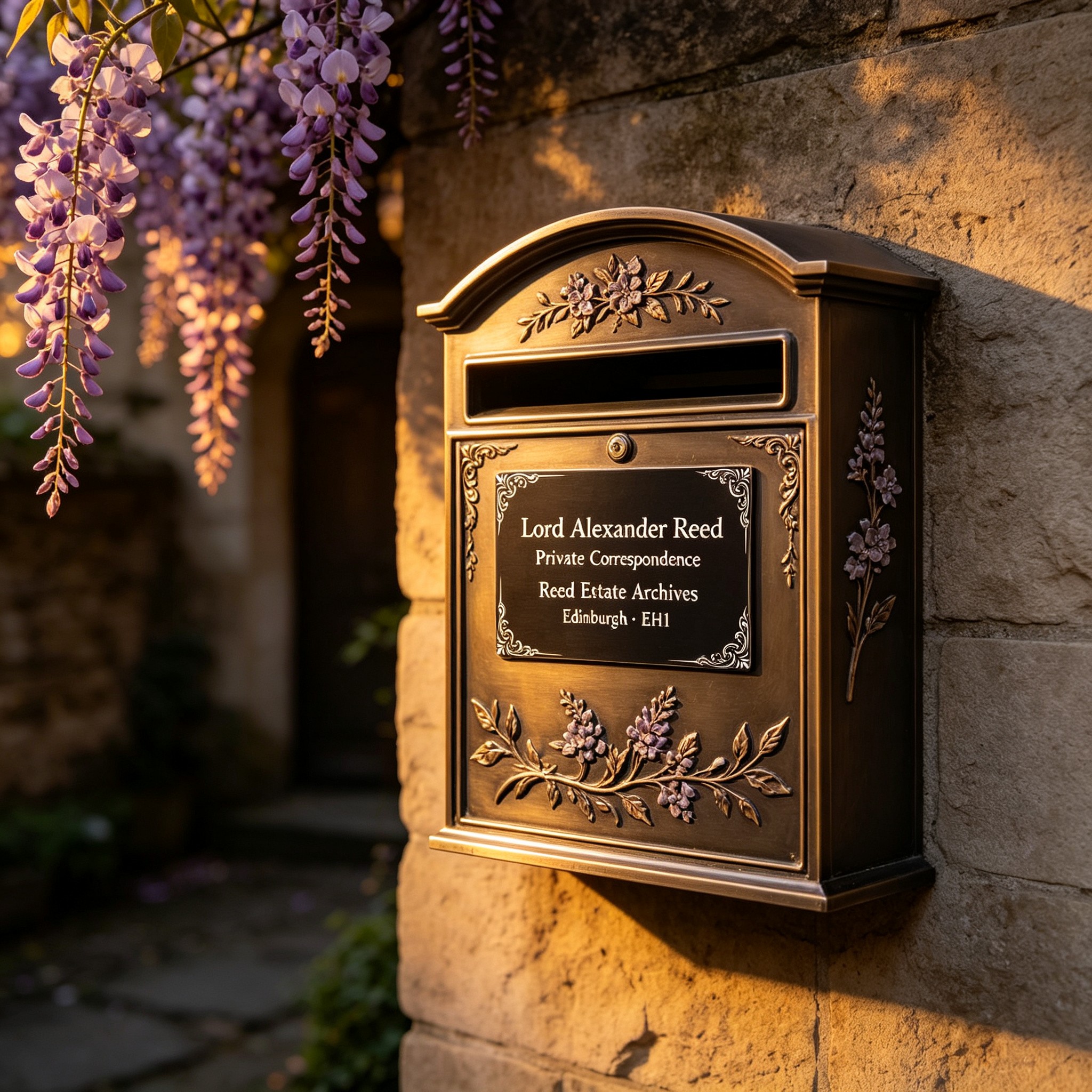 TEMU Custom Stainless Steel Mailbox Accessory - Mailbox Plate With Self- Text. Laser-engraved Mailbox Identification Plate, Made From Thickened