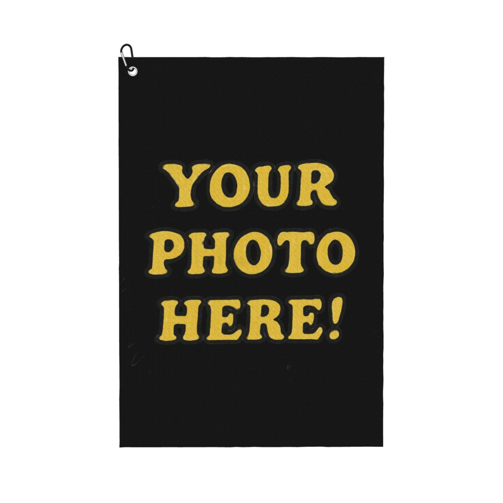 TEMU 1pc, Customizable 24x16in Golf Towels, Basketball, Football, Tennis Sports Towels, Portable Absorbent Quick Drying, Travel Camping Portable
