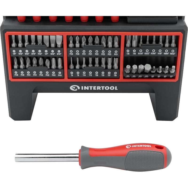 114pcs heavy-duty screwdriver set with magnetic tips & swivel-end precision screwdrivers, nut drivers,  , bits -   tool kit with mountable rack for   & organization, ergonomic red/ -coded design, durable construction for home, automotive, electronics repair (no power required), home toolkit, electronic repairs, clear labeling,   material, diy enthusiasts, diy beginners Product details 5