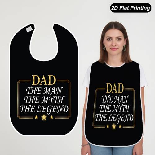 photo de l'article plat 2d, 1 pièce bavoir papa , attrape- tendance pour repas pour et personnes âgées, pour hommes et femmes, de vaisselle, construction durable, facile à nettoyer, plat 2d