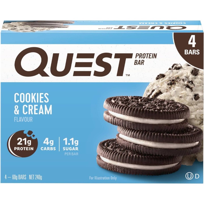 Nutrition Cookies and Protein Bar, High Protein, Low Carb, Keto Friendly, 4 Count, Post Workout Nutrition, Keto Protein Bar, Protein Cookies, Cookie-Style Protein, Baked Not Fried Texture, No Artificial Flavors, Fitness Enthusiasts, Keto Dieters