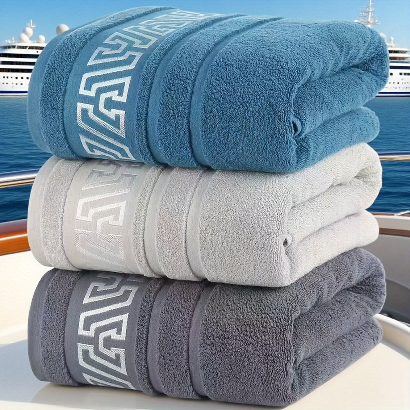 3pcs oversized towels-heavy-duty, quick-drying, adult bath towels, suitable for Spa, gym, family use-thick, soft, thick design-bathroom essentials | comfortable soft fabric-family or travel essentials | The Best Gift