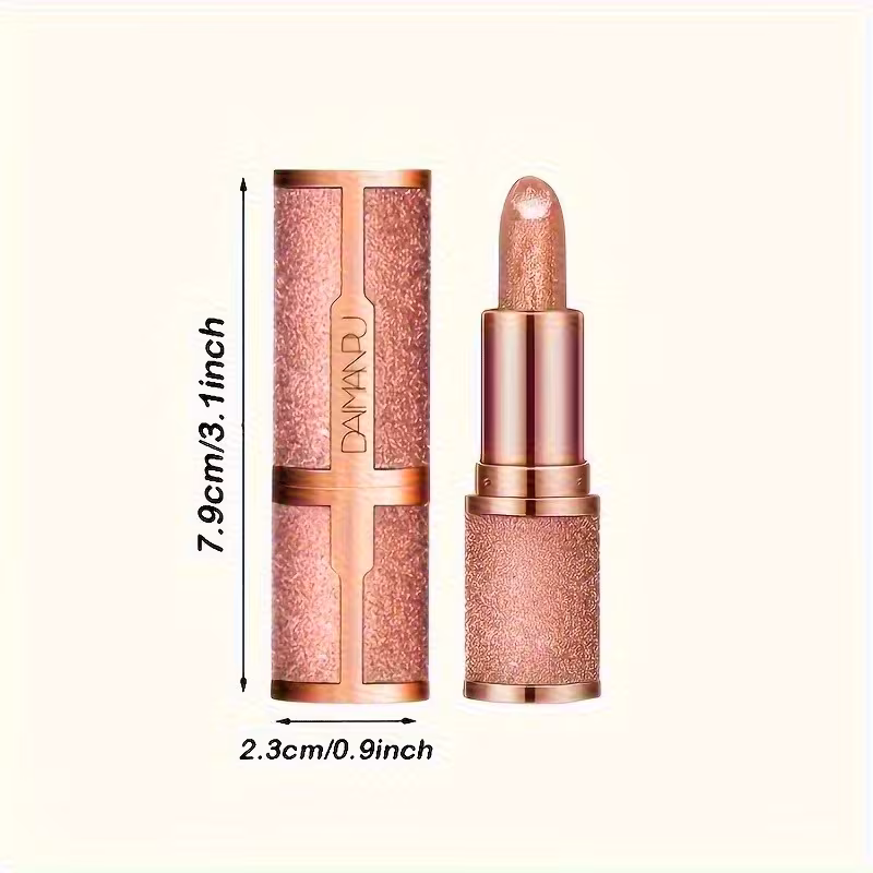 3pcs set glitter lipstick sparkling lip balm starry shimmer moisturizing long lasting lip makeup perfect christmas gift for a look Product details 4