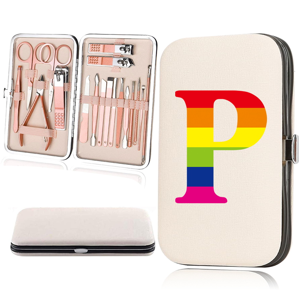 18pcs Nail Clippers Set with Portable Storage Case
