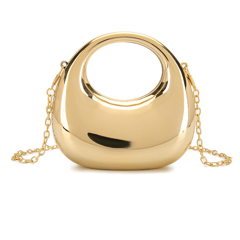 TEMU y bolso de pequeño elegante de media luna con correa desmontable - Plástico adecuado para fiestas, uso diario, regalo de , billetera para