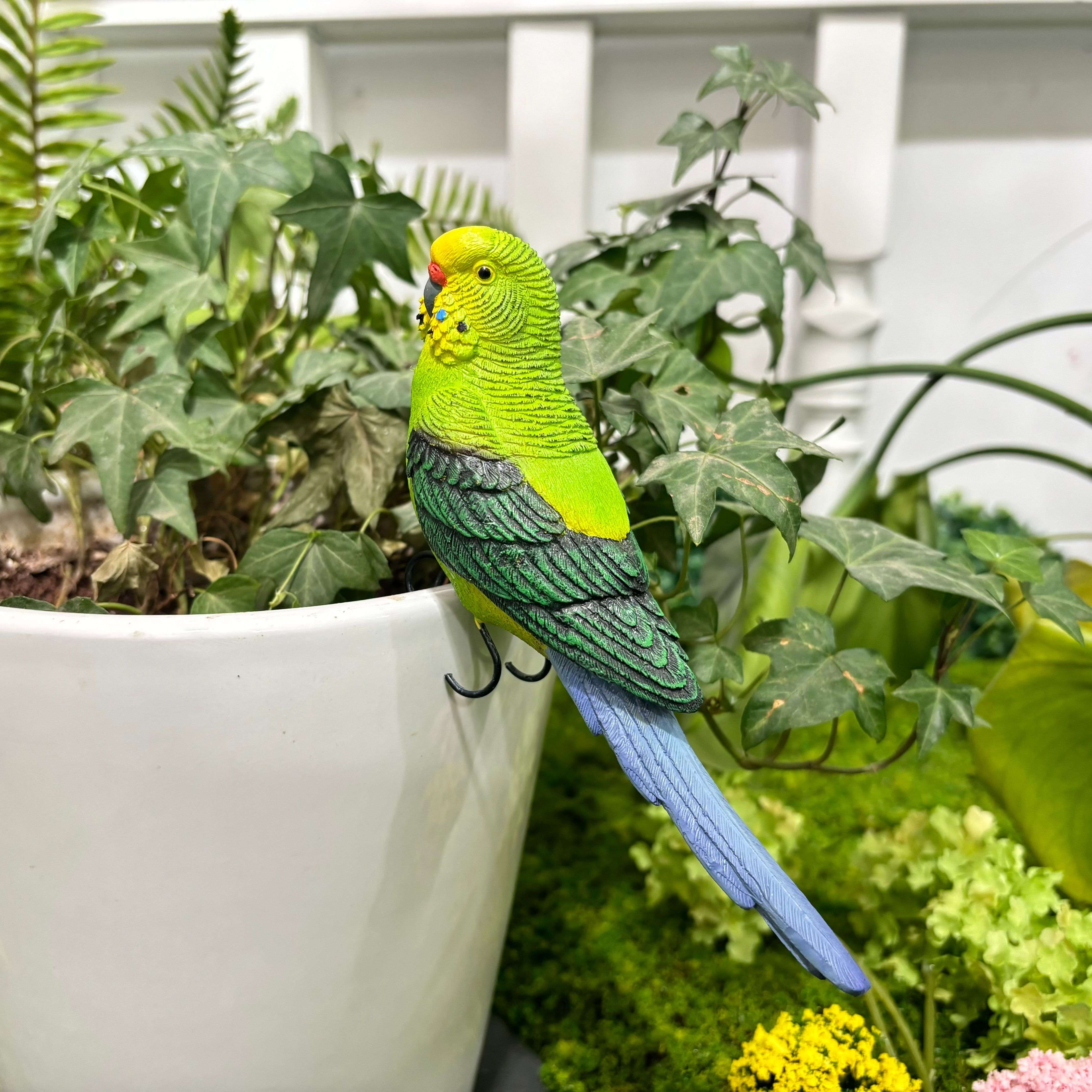Image of Exquisite Resin Decorations- Featuring Colorful Patterns And Hanging Designs, Decorating Courtyards, Gardens, Flower Pots, , Potted Plants, And Fish Tanks. Gifts Bird Lovers And Valentine's Day