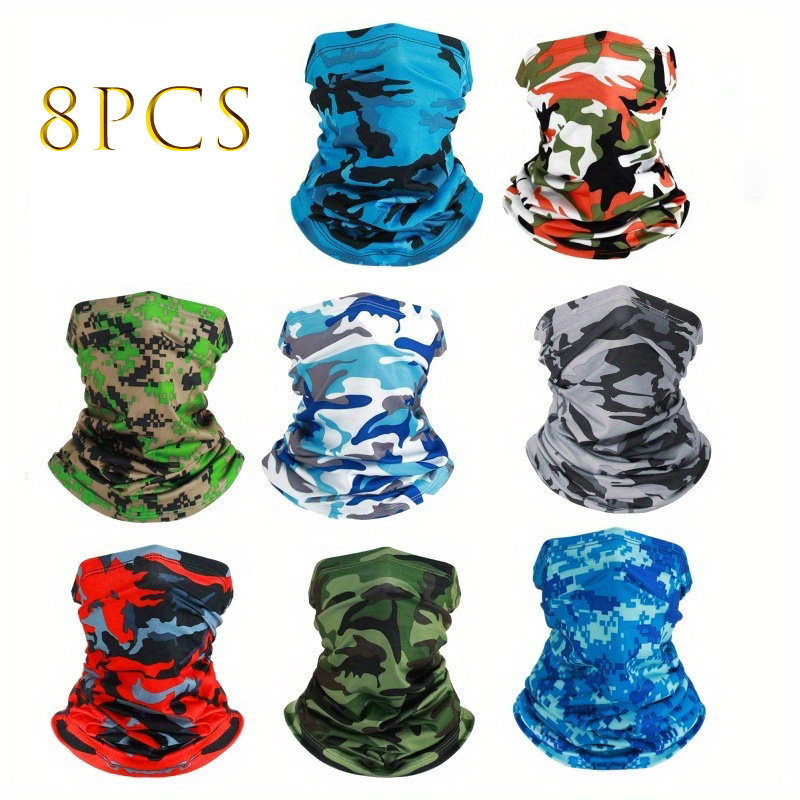 8 Mens Headscarves Masks Summer Scarves Balaclava Hats