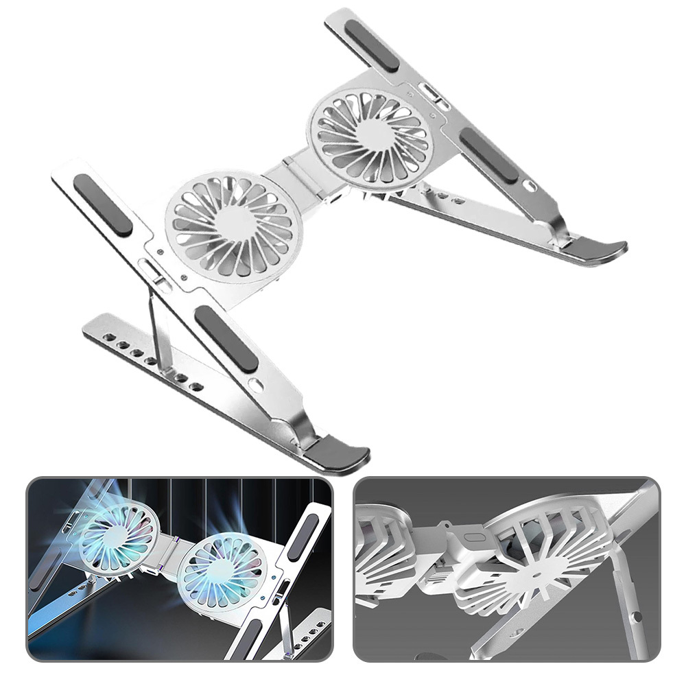 Adjustable Notebook Cooler Bracket, Support For Laptop Tablet