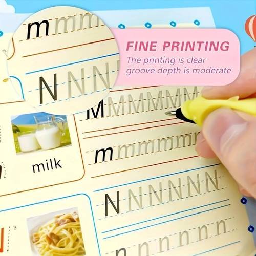 four magic handwriting exercise books magic calligraphy exercise books that reused tracking books 4 books 1 pen 8 refill christmas gifts