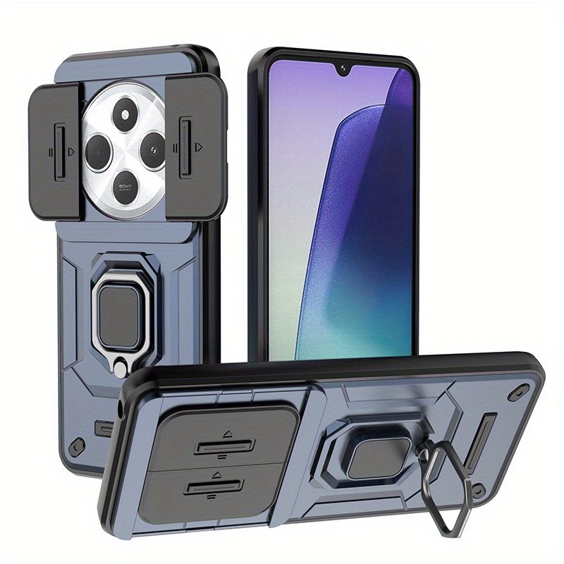 

For 14c 4g Case Bracket Shell With Slide Camera Lens Square Bracket Cover