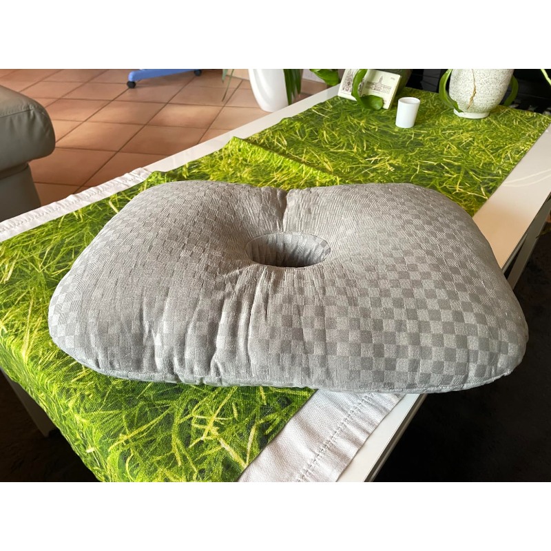 Piercing Ear Hole Pillows, Pillow With 3.5in Hole Ergonomic Curved Design Height/firmness Adjustable For Side Sleepers