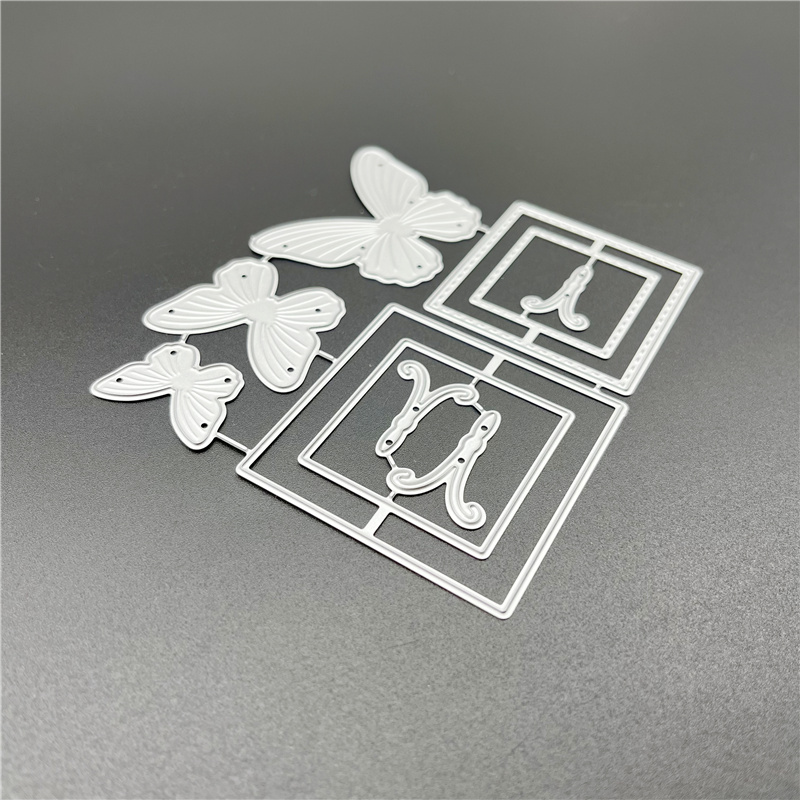 1pc Creative Rectangular Border Metal Die Cut, Scrapbooking Embossing Stencil, Birthday Wedding Handmade Greeting Card Decoration Cutting Dies, Gift Card Making