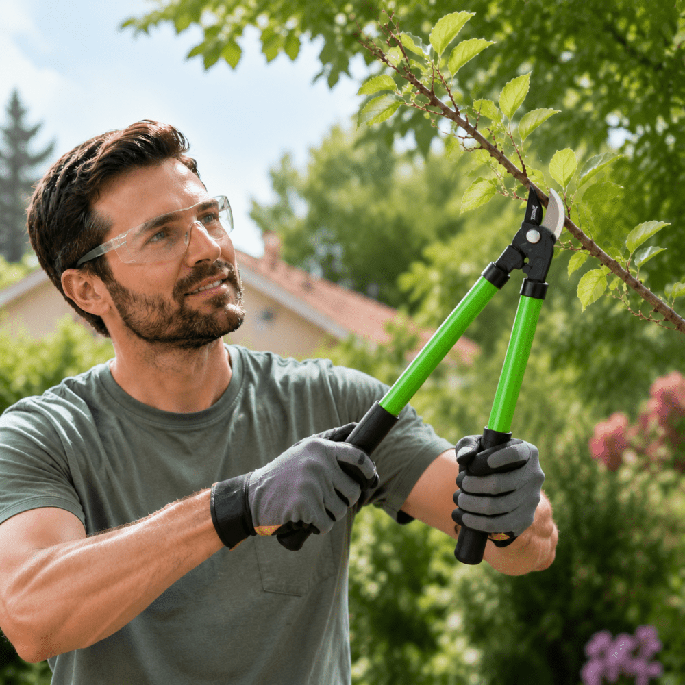 TEMU Multi Functional Heavy-duty Pruning Shears - Steel , Portable Gardening Tools Suitable For Manual Pruning Of Thick Branches And Fruit Stalks Of