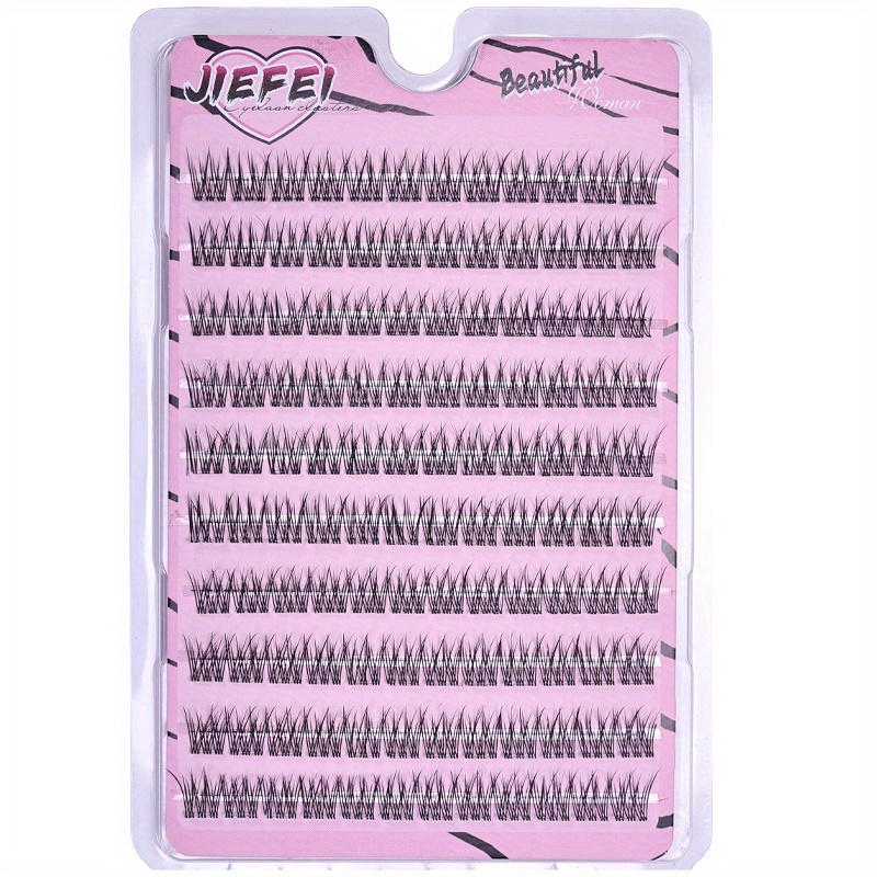 Glue Self-adhesive False Eyelashes Fluffy Fish Tail Sunflower Thick Curling Lash Extension Diy Anime