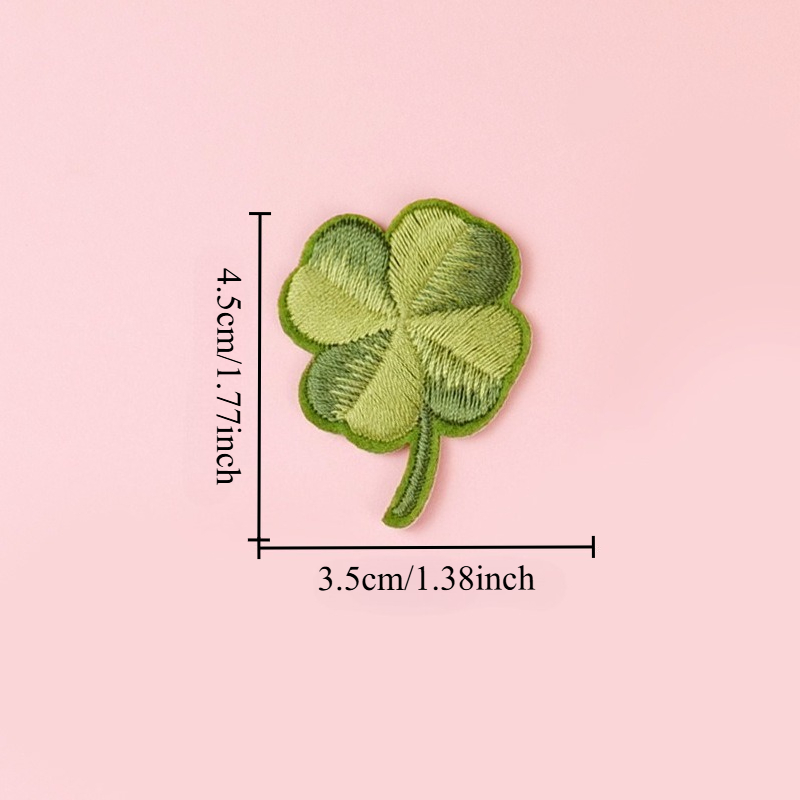 TEMU 15 Pezzi Adesivi Verde per Abbigliamento, Applicazioni Termoadesive, Patch da Stirare per Jeans, Borse, Magliette, Fai da Te