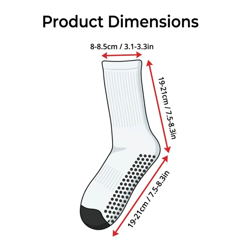 Men's & Women's Non-Slip Yoga Socks with Anti-Slip Sole