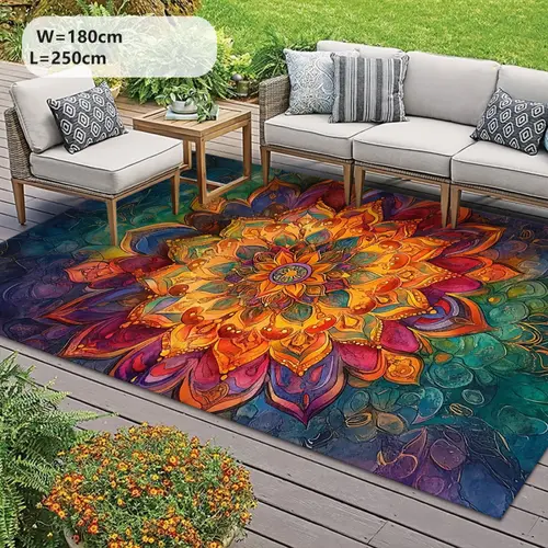 Temu Orange Rug outdoor rugs sold on Temu United States