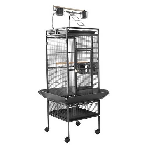 large bird flight cage with rolling stand parrot cage bird cage for parakeets cockatiels lovebirds