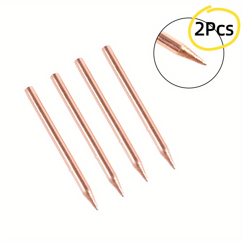2pcs 18650 Lithium Battery Spot Welder Electrode Tip For High Detailed Projects