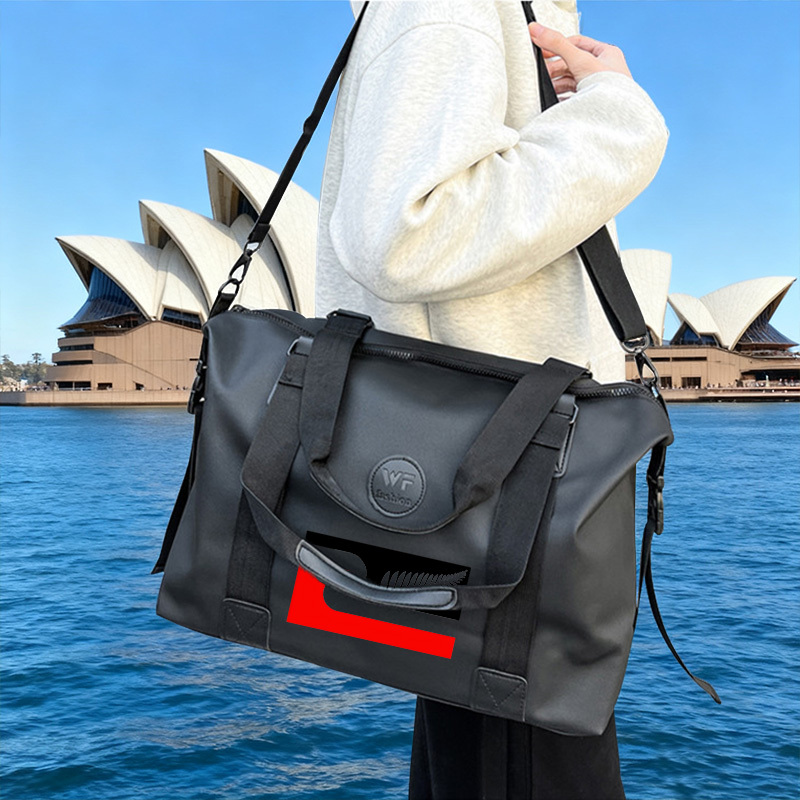 TEMU 1pc Tino Rangatiratanga Maori Pride Women's Yoga Tote, Bag, Convenient Shoulder Bag, Spacious Travel Luggage, Outdoor Beach Tote, Overnight