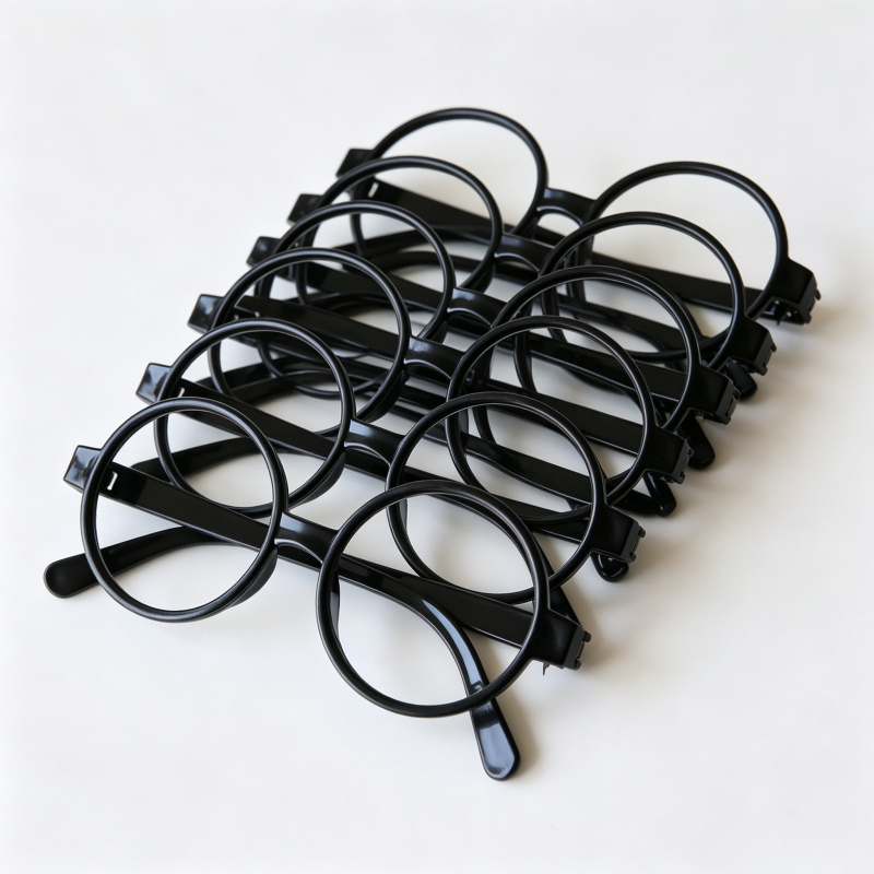 TEMU 10pcs Round Glasses Frame Party Supplies Halloween Costume Additions Fun Dress-up Props Suitable For All People Halloween Themed Birthday Party