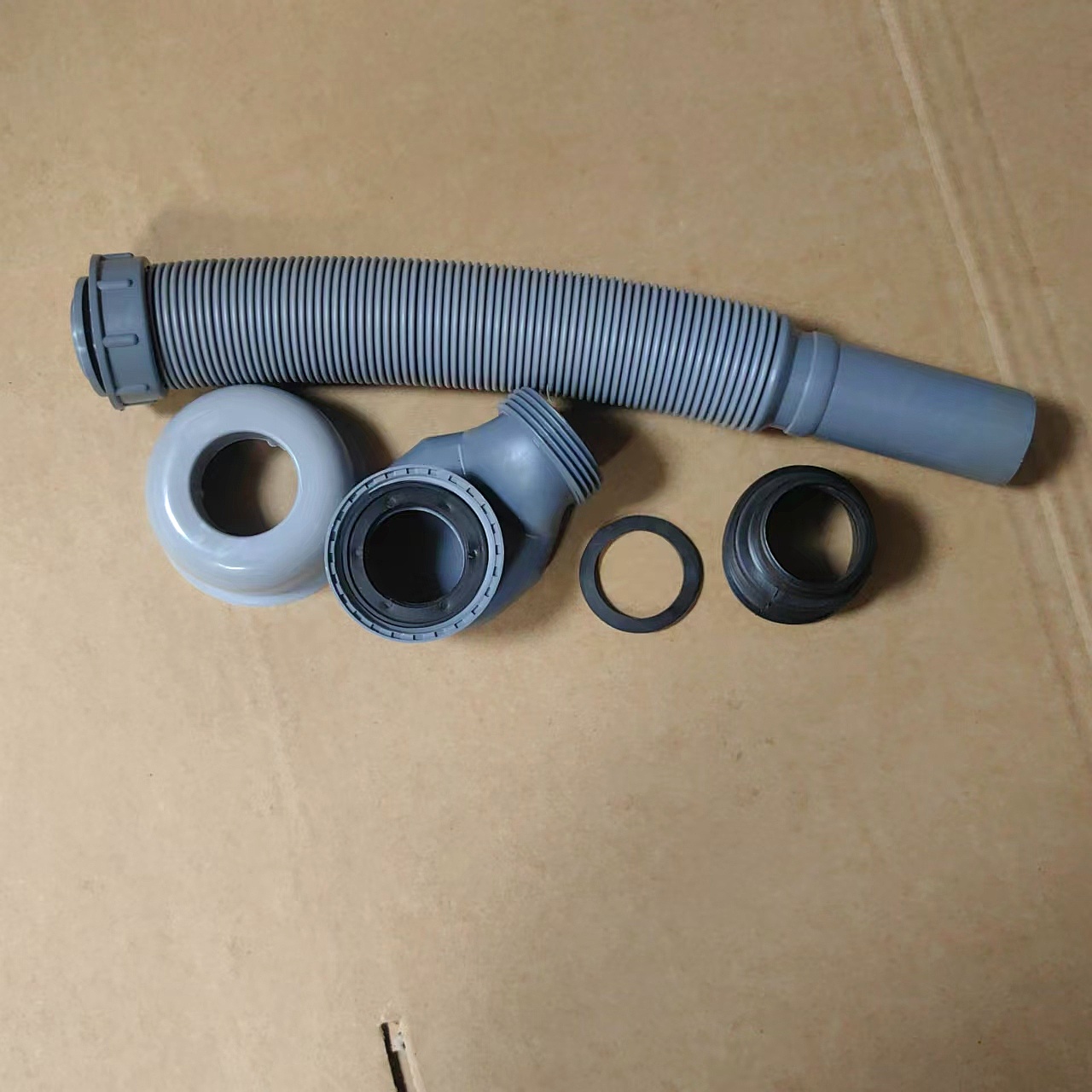 TEMU Tuyau de drainage de salle de bain multifonctionnel, télescopique (40 cm-90 cm), bon joint, ajouts de tuyaux pour baignoire et évier