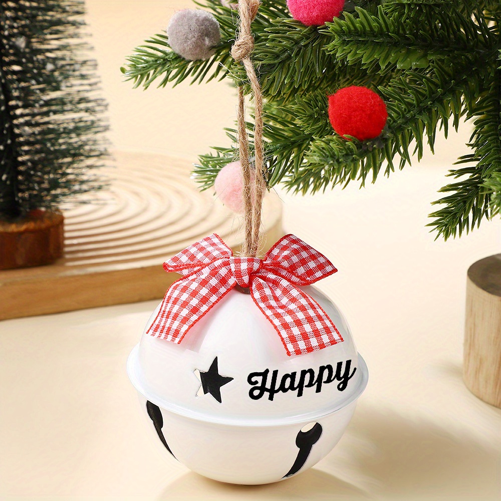 TEMU ["Personalizzazione"] Stampa Personalizzata Decorazioni Natalizie per la Casa, Idee Regalo di Natale, Campanellini Decorazioni Albero di Natale,