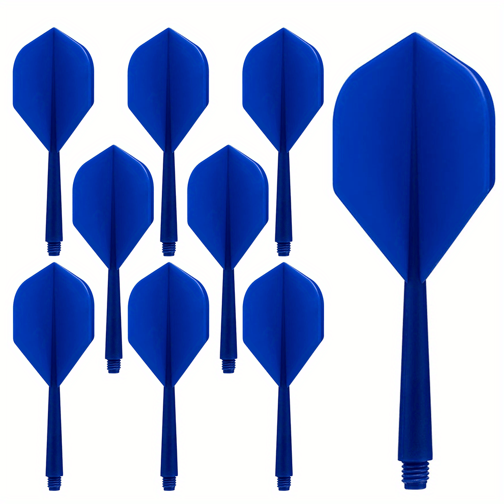 

6pcs, 9pcs, Dark Blue 2ba Thread Universal Integrated Dart Tail Wings, Integrated Anti-fall And Dart Leaves, Dart Accessories