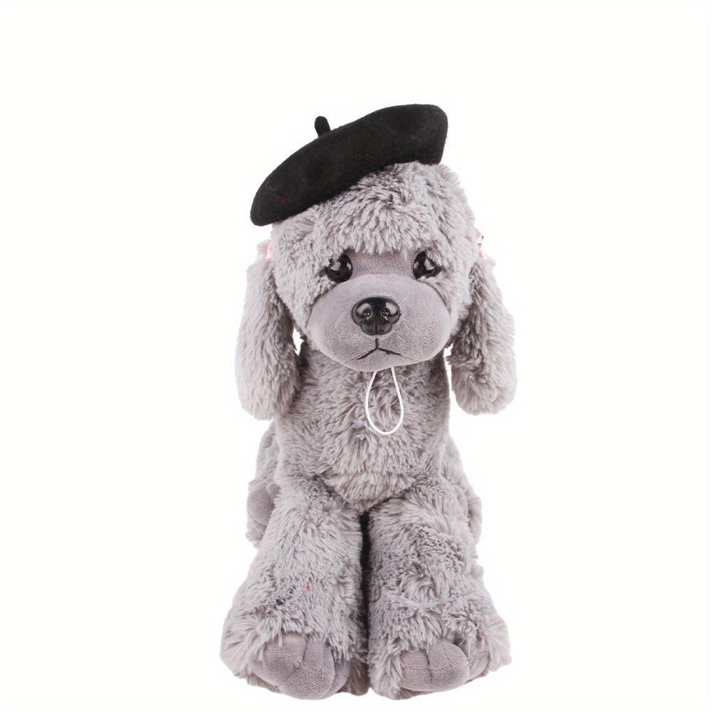 TEMU 1pc Gorro Beret Lindo para Perros y Gatos, Sombrero para Mascotas con Cuerda Fija, Accesorio para Gatos, Accesorio para Fotos de Mascotas