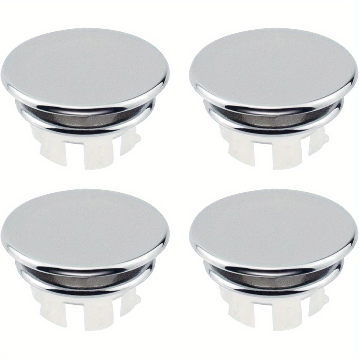 Brushed Brass Sink Overflow Ring | Basin Sink Hole Cover | Brushed