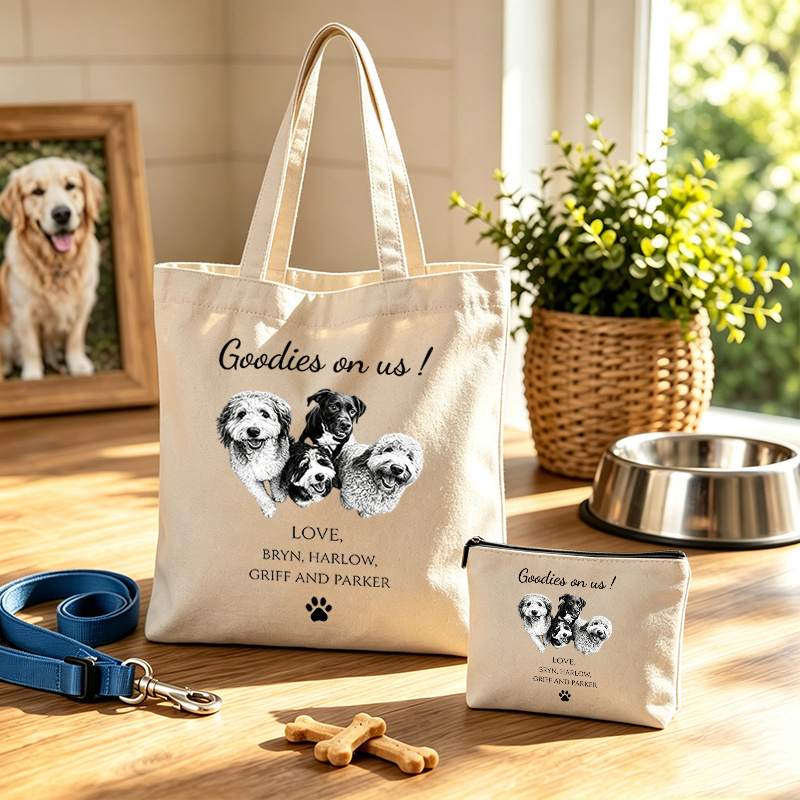 Customizable Dog Gear Bags for Pet Supply Storage