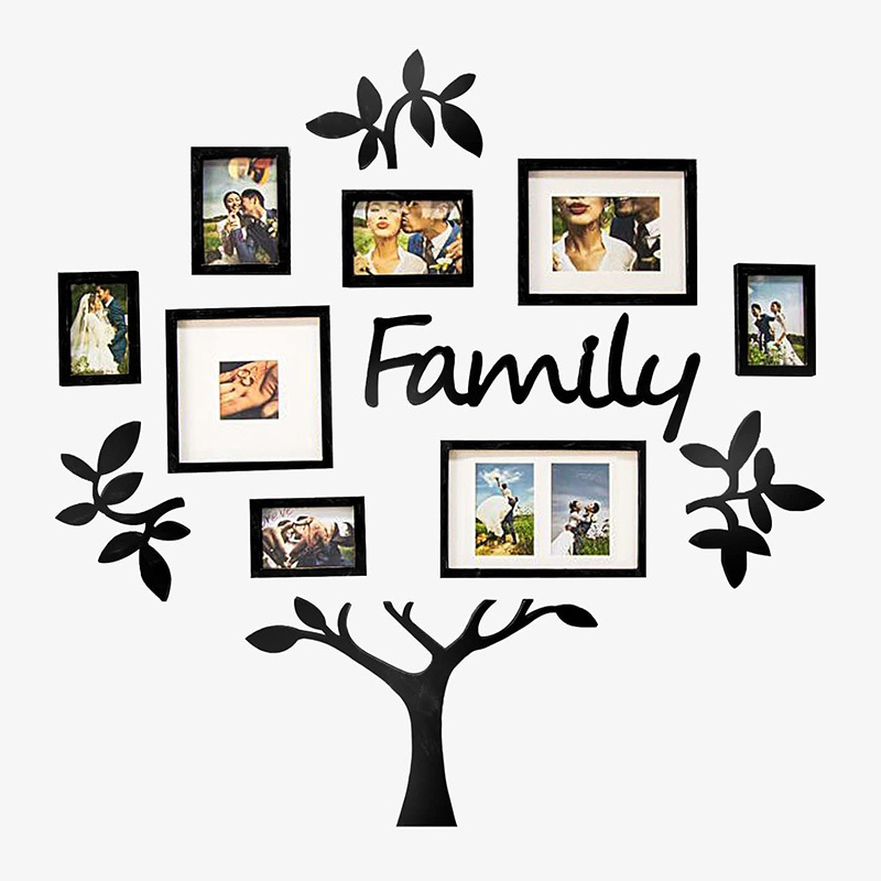 

Diy 3d Acrylic Photo Frame Wall Decor Kit - Self-adhesive, For Home, Family Tree, Weddings & More, Room Decor