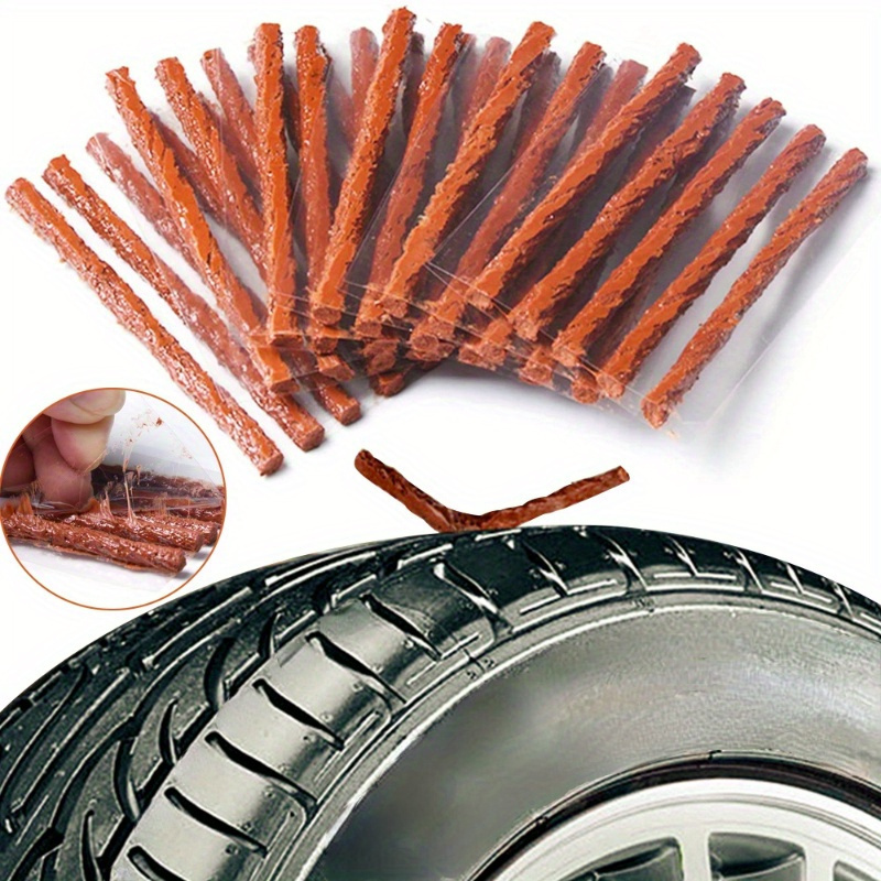 Kit De Reparación De Neumáticos ZERINT TT-M26 – 26 Piezas Para Coches Y Motos, Incluye Herramientas De Aleación De Zinc, Para Neumáticos Sin Cámara