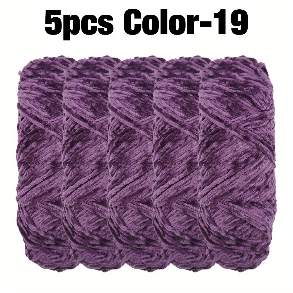 5   500g 17 63 oz   chenille yarn chunky   yarn for hand knitting crochet sweater coat scarf hat
