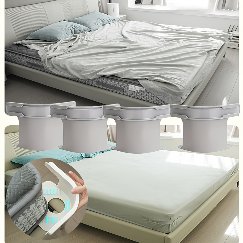 invisible sheet fasteners in sets of 1 2 or 4 durable and non slip mattress straps suitable for all sheet sizes and of securing bed sheets sheet clips for modern durable mattress straps Product details 1