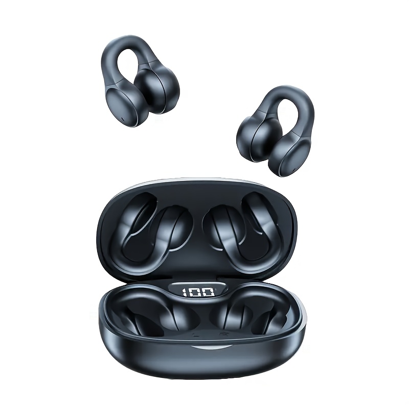 2025 latest wireless wireless headphones with bone conduction noise canceling sports headphones with long   for calls mini wireless headphones noise canceling headphones wireless earbuds wireless charging headphones