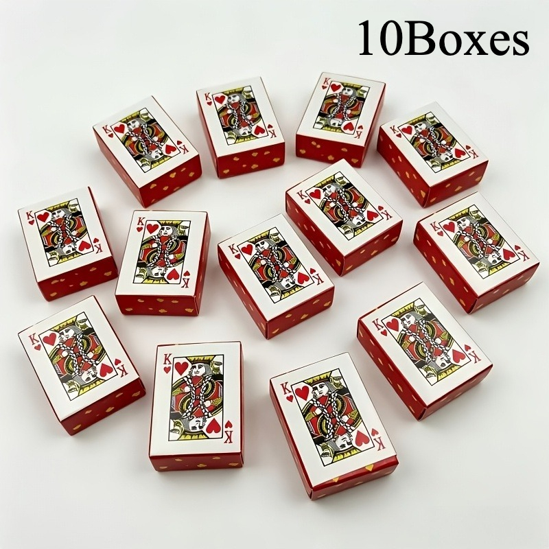 Image of 10 Boxes/540 Cards, 1.57 Inch X 1.17 Inch Playing Cards, Mini Poker Party Game, Birthday Party Supplies, Multiplayer Interactive Game, Party Game Holiday Game