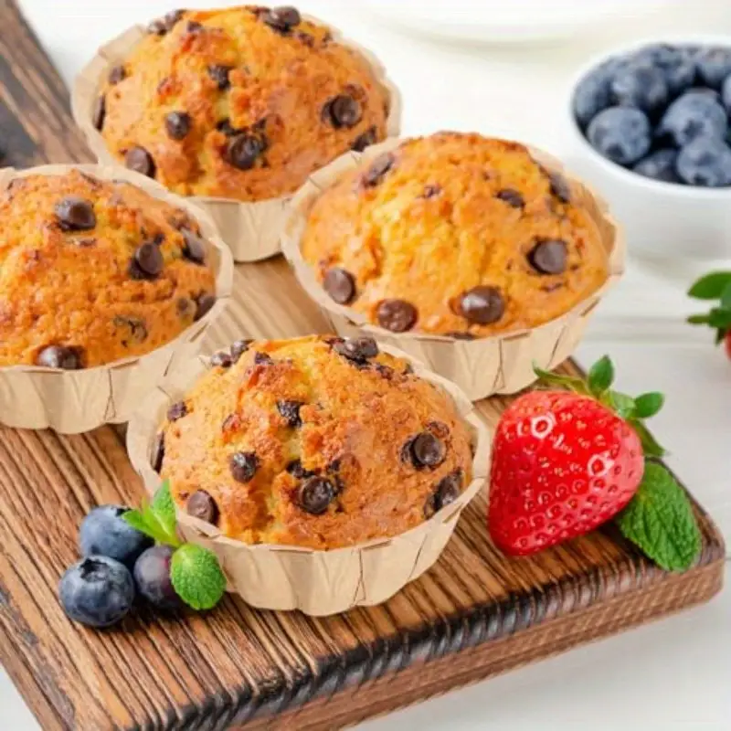 100pcs mini fluted tube pan liners - nonstick disposable baking sheets, 4 inch round cake pans for angel food, pies, scones, pineapples - weddings, parties, home baking - & , , fluted , durable liner, dessert liner, , wedding desserts, decorative baking, nonstick surface, dessert molds, party hosts, oven & microwave safe grease-proof paper baking cups with vertical rides for baking - ideal for weddings Product details 5