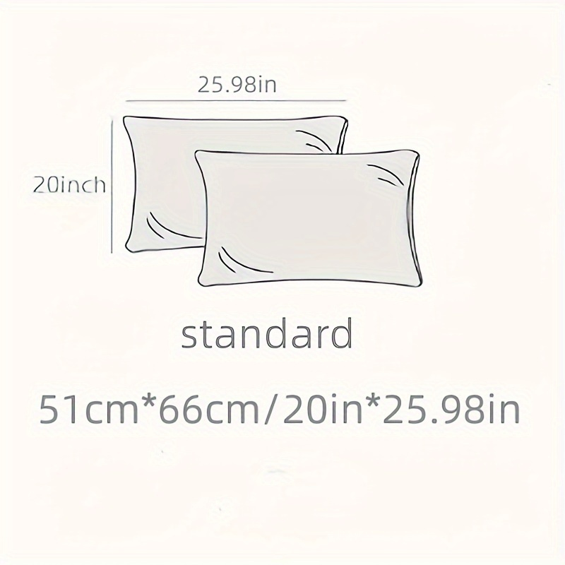 satin pillowcase   polyester solid color envelope closure breathable cooling machine washable luxurious   350 400 gsm home bedding decor details 5