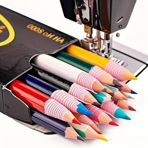 set de 6 lápices de coser solubles en agua, herramientas de de tela con , ideal para sastrería, corte en casa, manualidades y proyectos de costura, hechos de madera