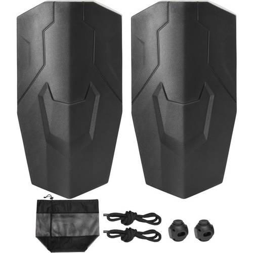 eva marine boat fenders 8 6 x 16 inch dock bumpers with ropes cord locks and storage bag inflation needed for class 1 part black