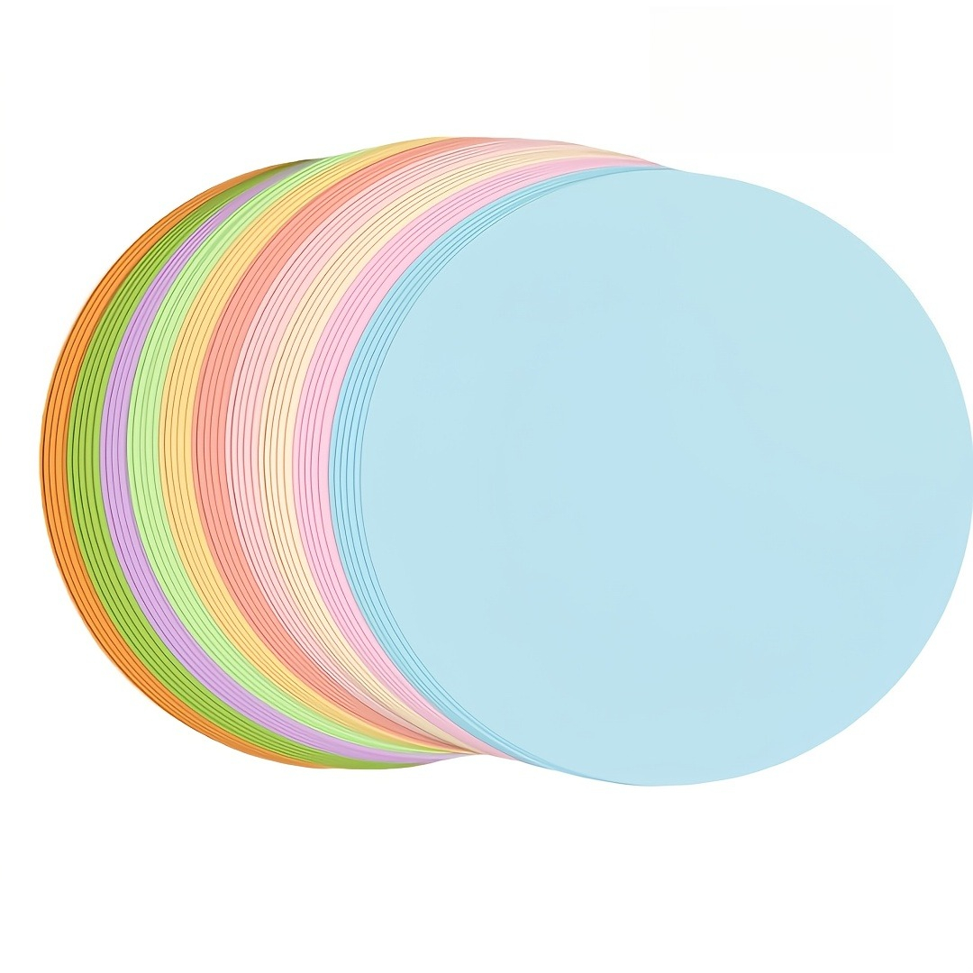 98pcs Premium Round Cardstock Cutouts for Art Creation