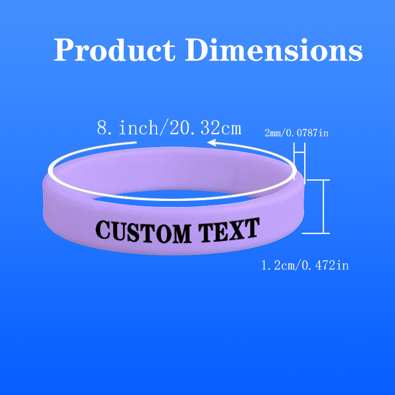 180pc Glow-in-the-Dark Custom Wristband Set, Personalised