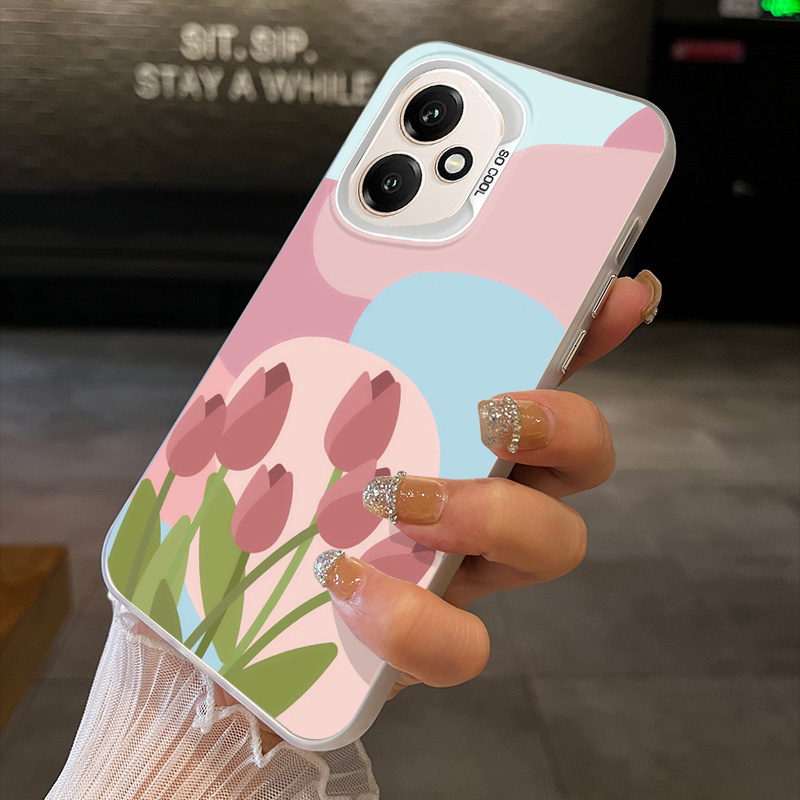 Funda Compatible con Honor 400 200, Diseño Paisaje, -Huellas, Carcasa Dura para y Amigos: retailer-supplied image