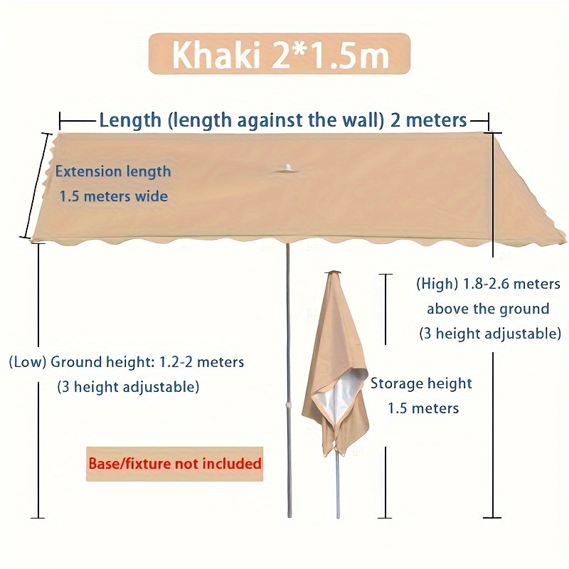 TEMU Big Umbrella Outdoor Uv Car Sunshade Beach Garden Patio Umbrella Wholesale