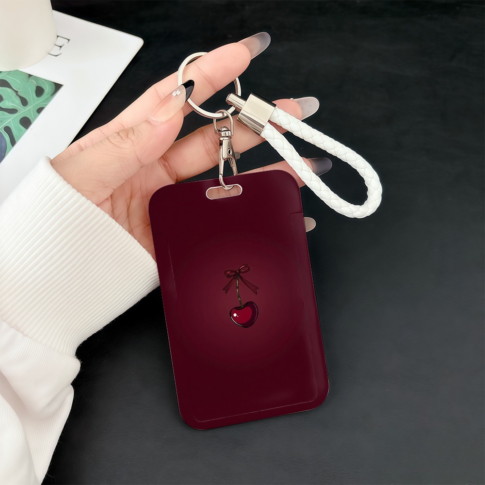 TEMU 2d Bowknot Id Card Holder And Cover, Plus Additions, Suitable For Office Supplies, Outdoor Use, Bank Cards, Nurses, Schools, Name Tags, And