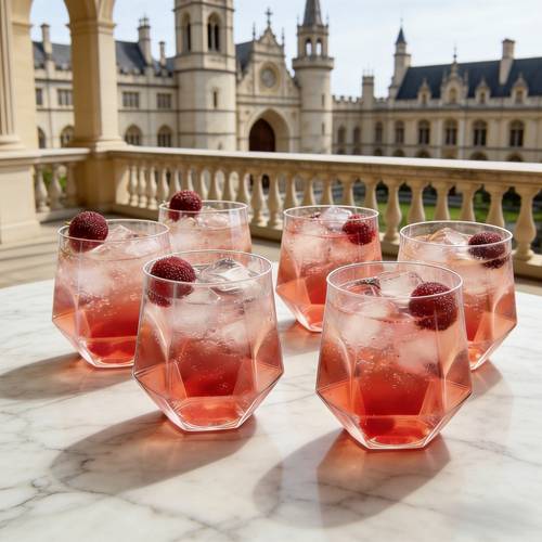 14pcs plastic handle free clear cups unbreakable glasses transparent wine cups whiskey coffee soda cups suitable for weddings parties and opening shatterproof and reusable