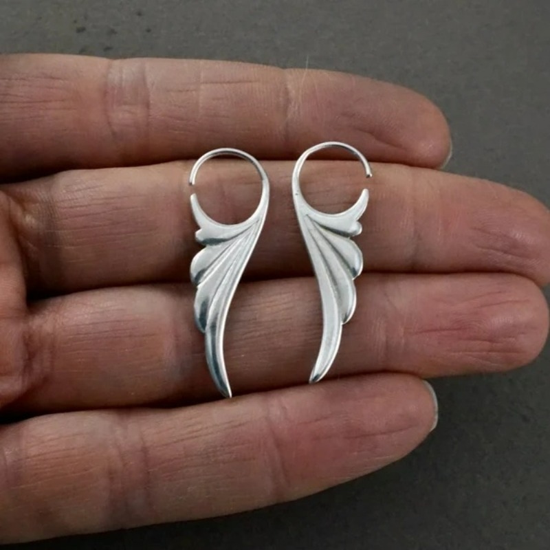 Image of Elegant Copper Elf Earrings - Nickel-free, Small Hoop Dangle Earrings Perfect For Casual Attire & Valentine's Gift