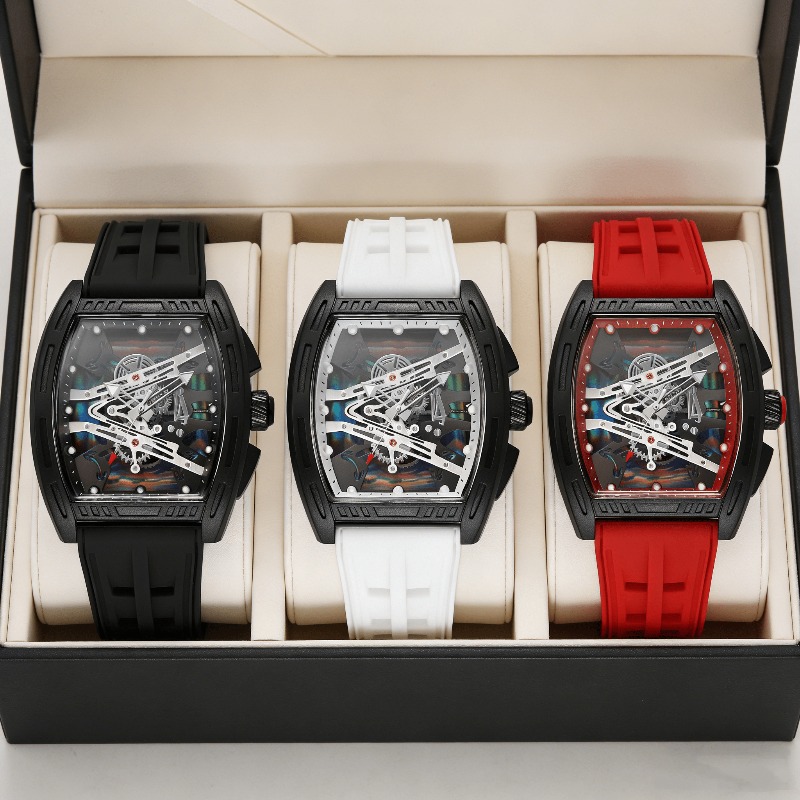 TEMU 3pcs Unisex Retro Fashion Minimalist Watch Set, Powerful And Unique Watch, Suitable For Daily Wear And Outdoor Travel, Perfect For Valentine's